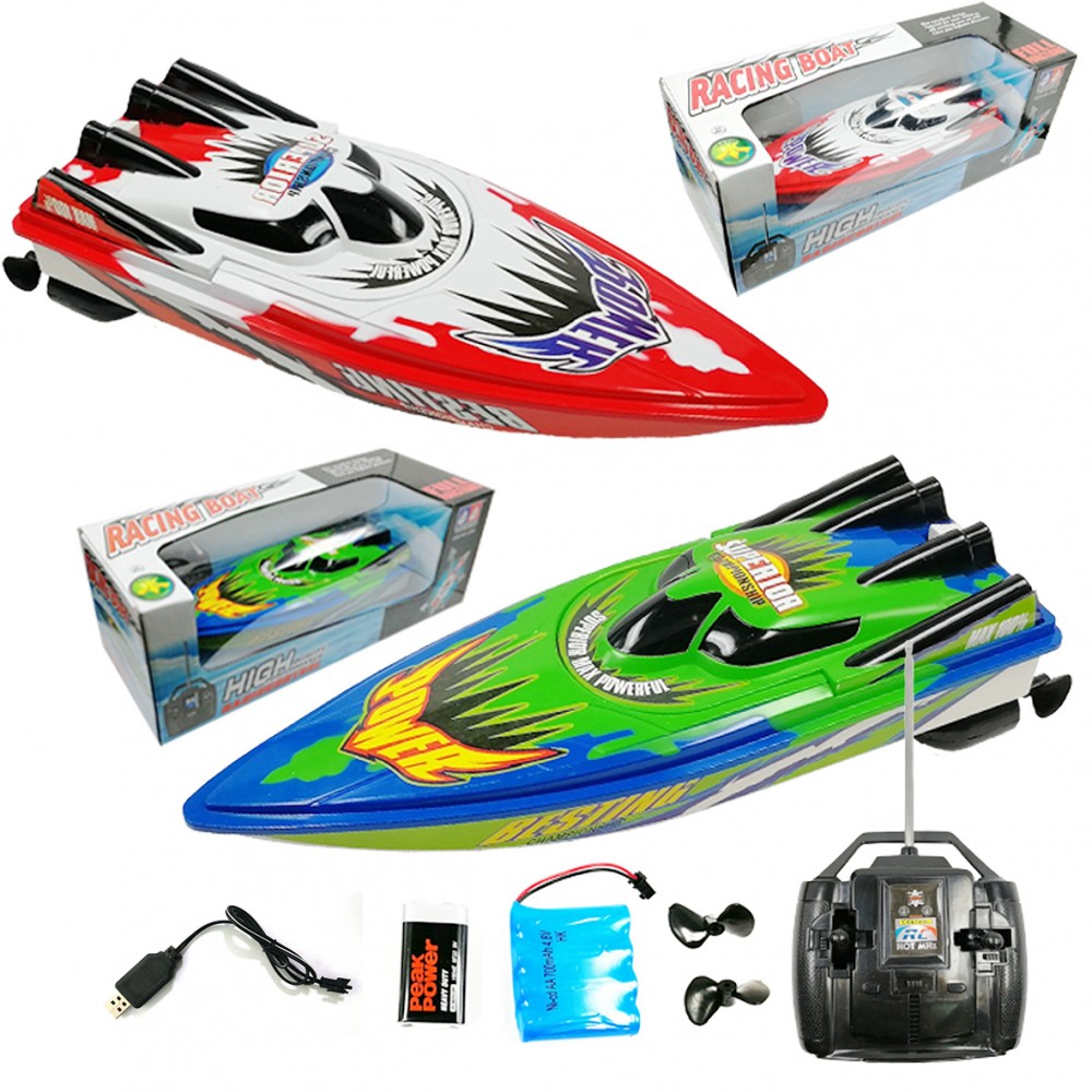 Electric Boat Toy with Remote Control Waterproof High Speed Tool